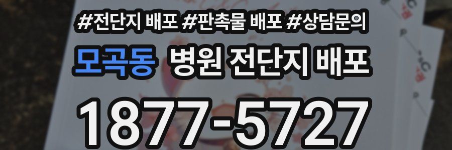 모곡동 병원 전단지 배포