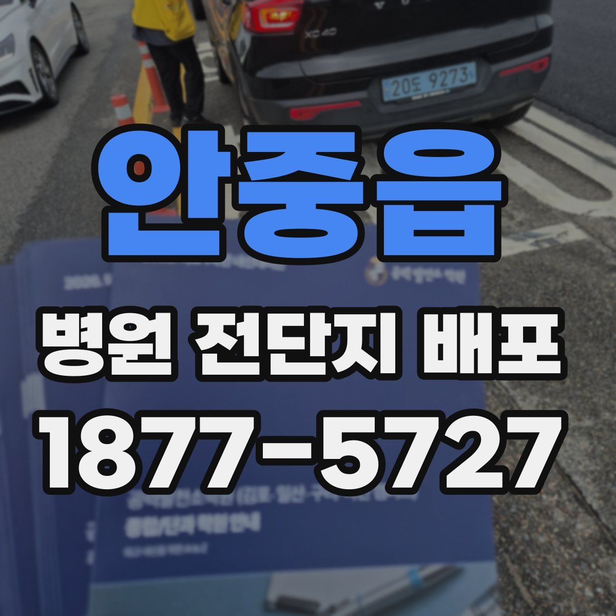안중읍 병원 전단지 배포