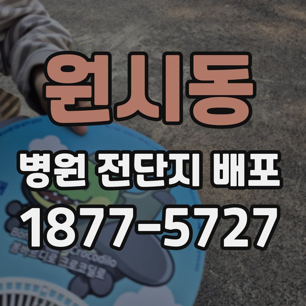 원시동 병원 전단지 배포