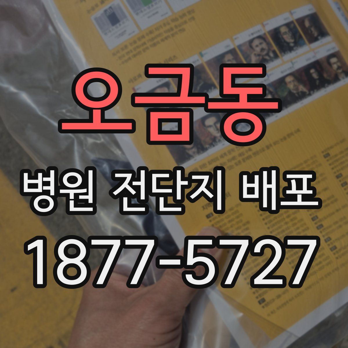 오금동 병원 전단지 배포