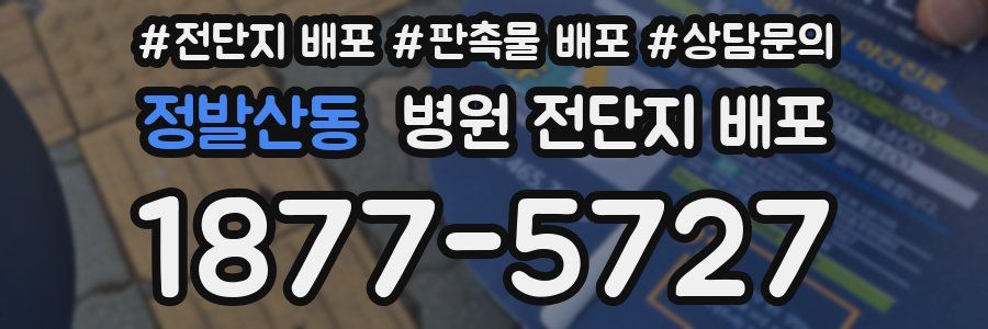 정발산동 병원 전단지 배포