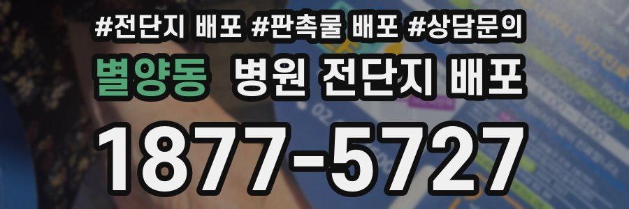 별양동 병원 전단지 배포