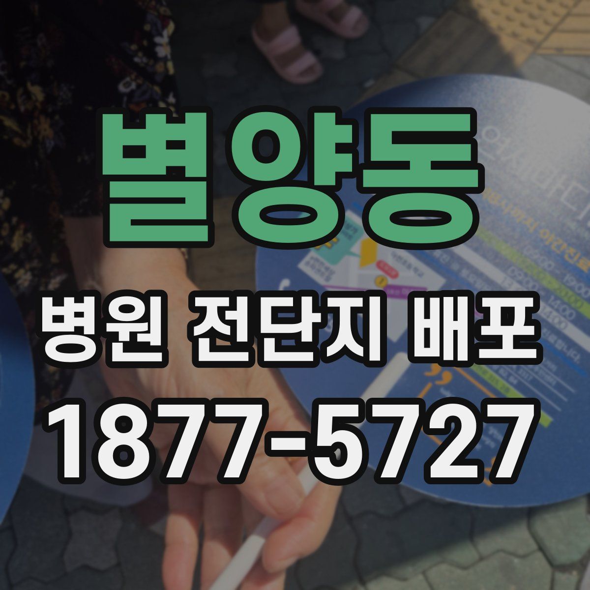 별양동 병원 전단지 배포