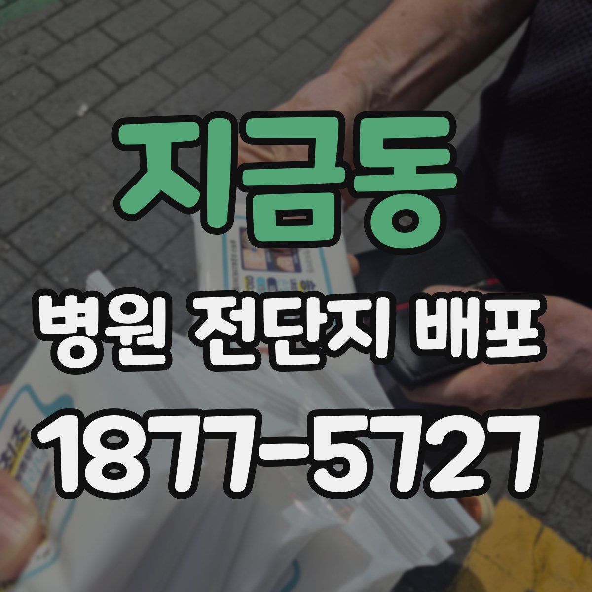 지금동 병원 전단지 배포