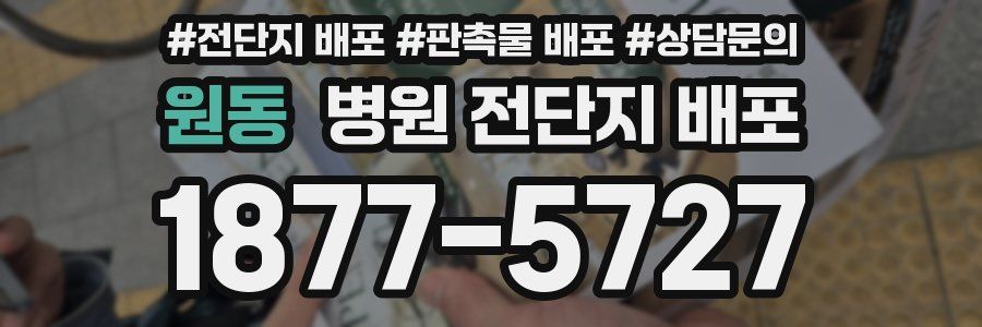 원동 병원 전단지 배포