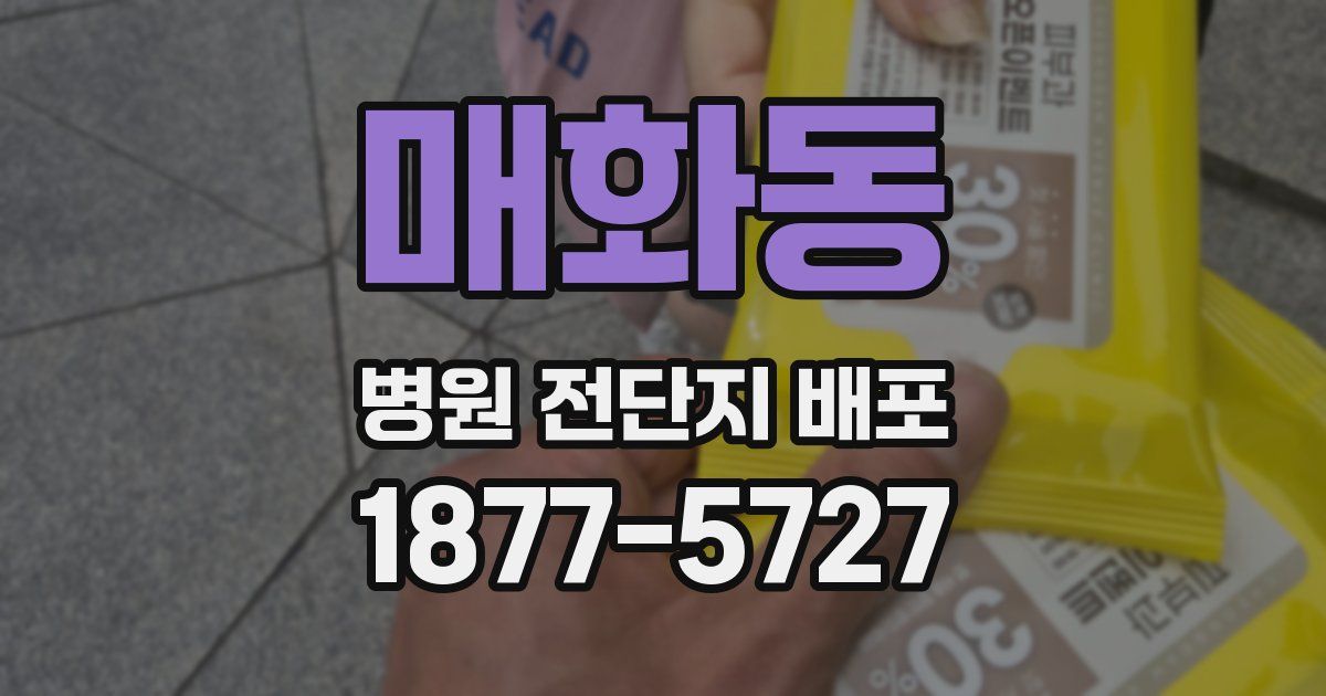 매화동 병원 전단지 배포