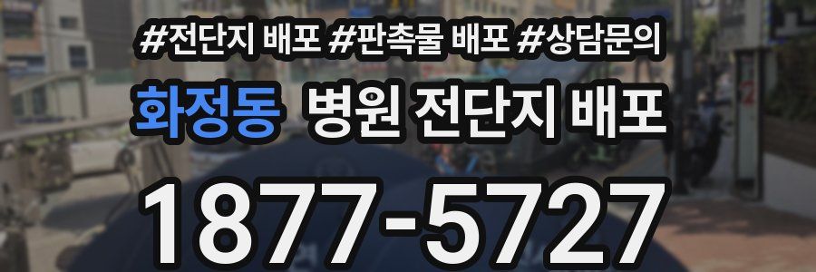 화정동 병원 전단지 배포