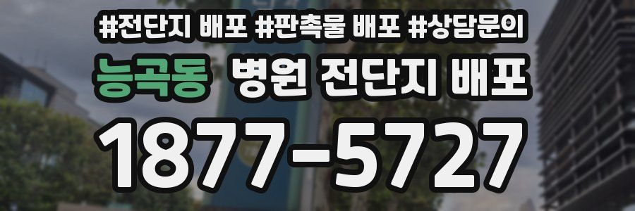 능곡동 병원 전단지 배포