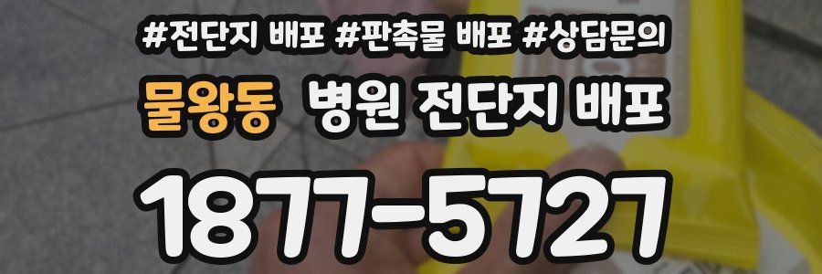 물왕동 병원 전단지 배포