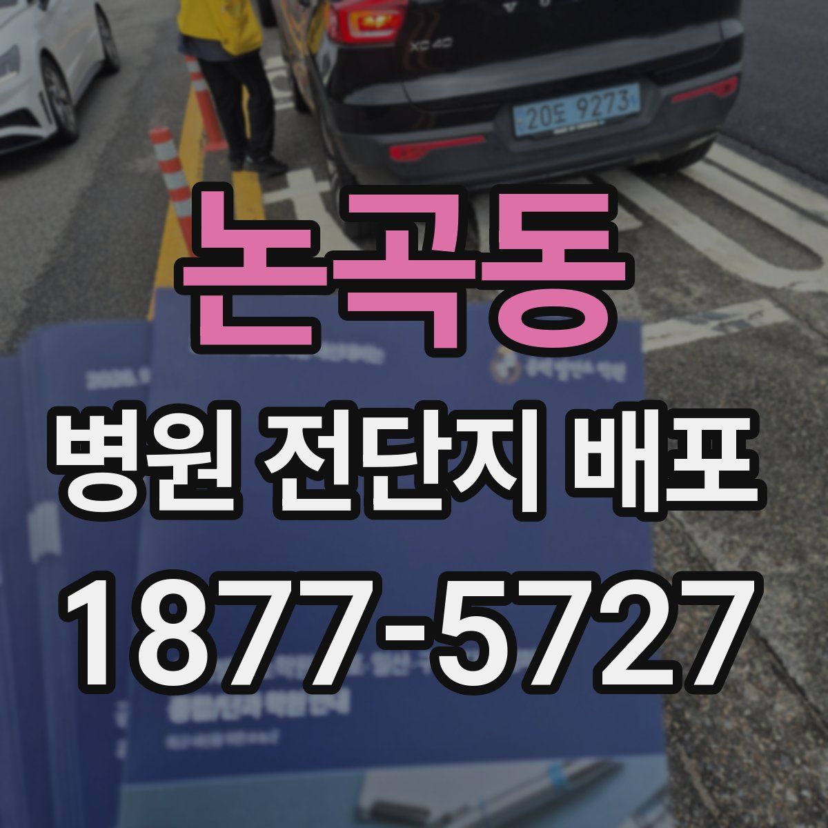 논곡동 병원 전단지 배포