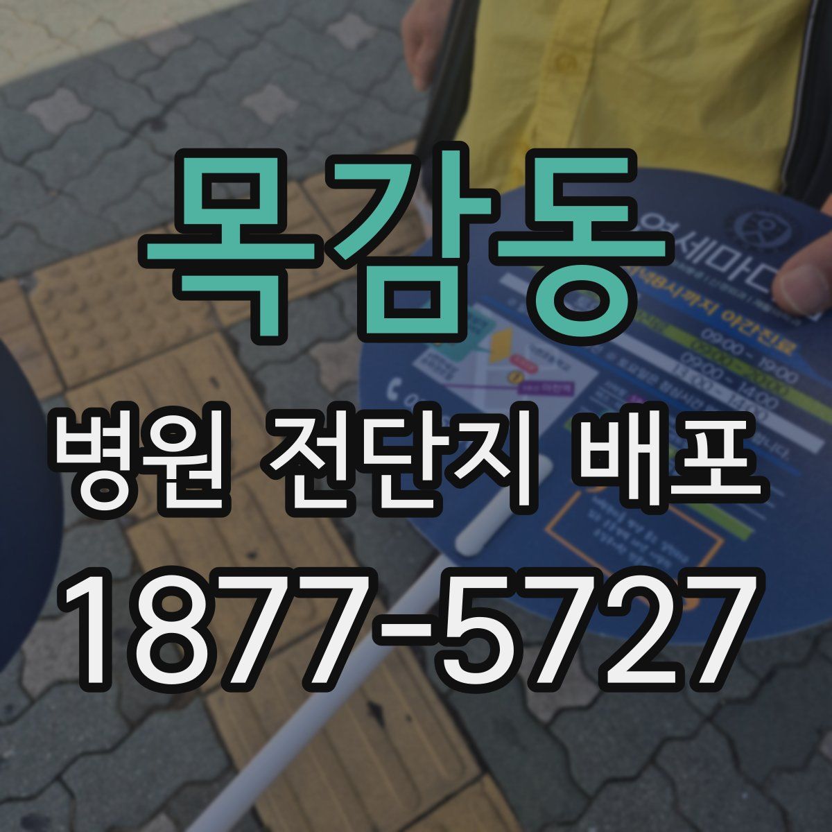 목감동 병원 전단지 배포