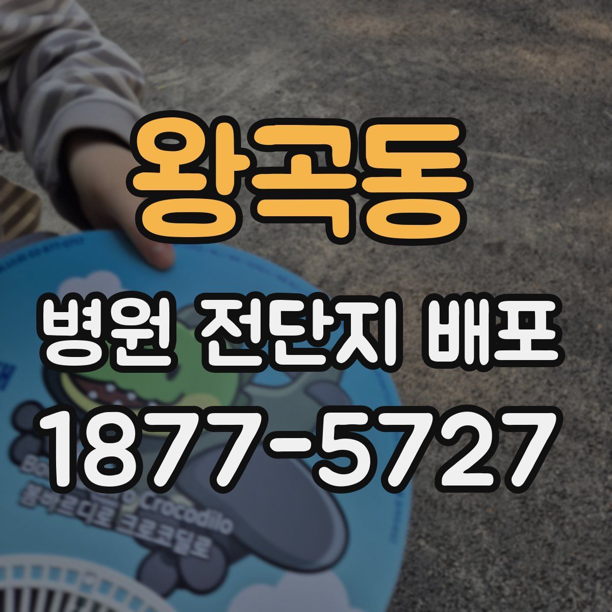 왕곡동 병원 전단지 배포
