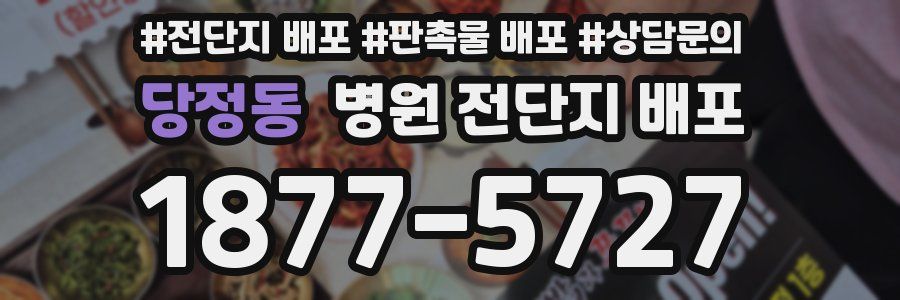당정동 병원 전단지 배포