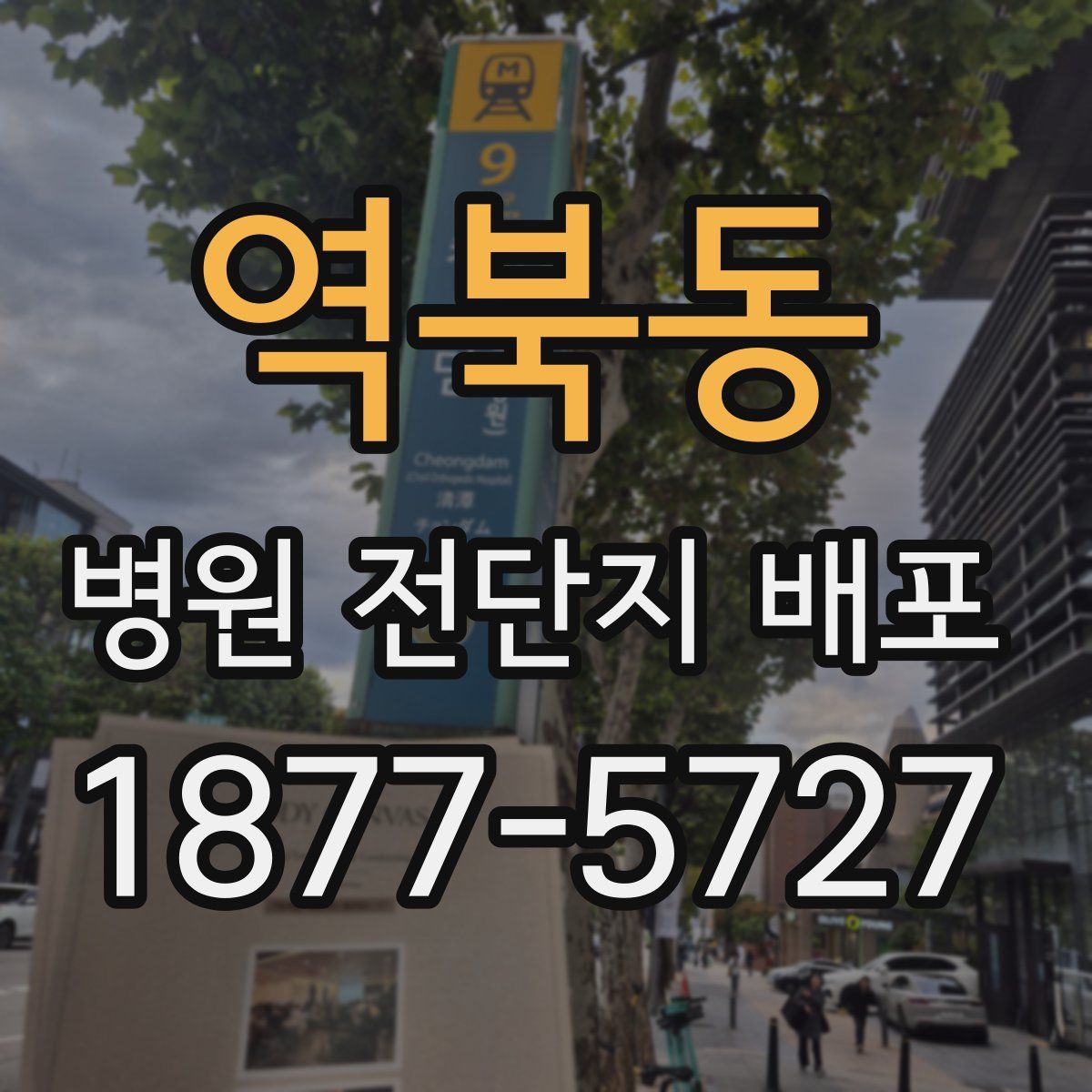 역북동 병원 전단지 배포