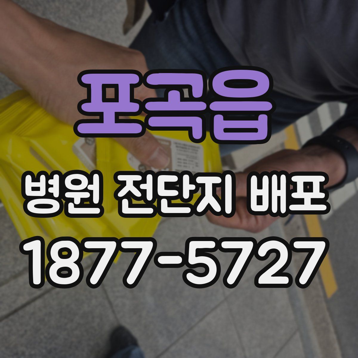 포곡읍 병원 전단지 배포