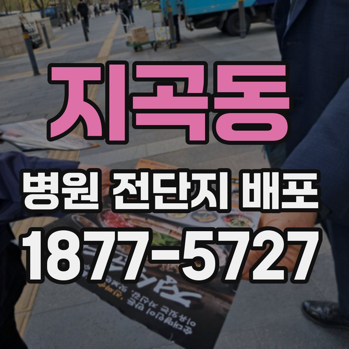 지곡동 병원 전단지 배포