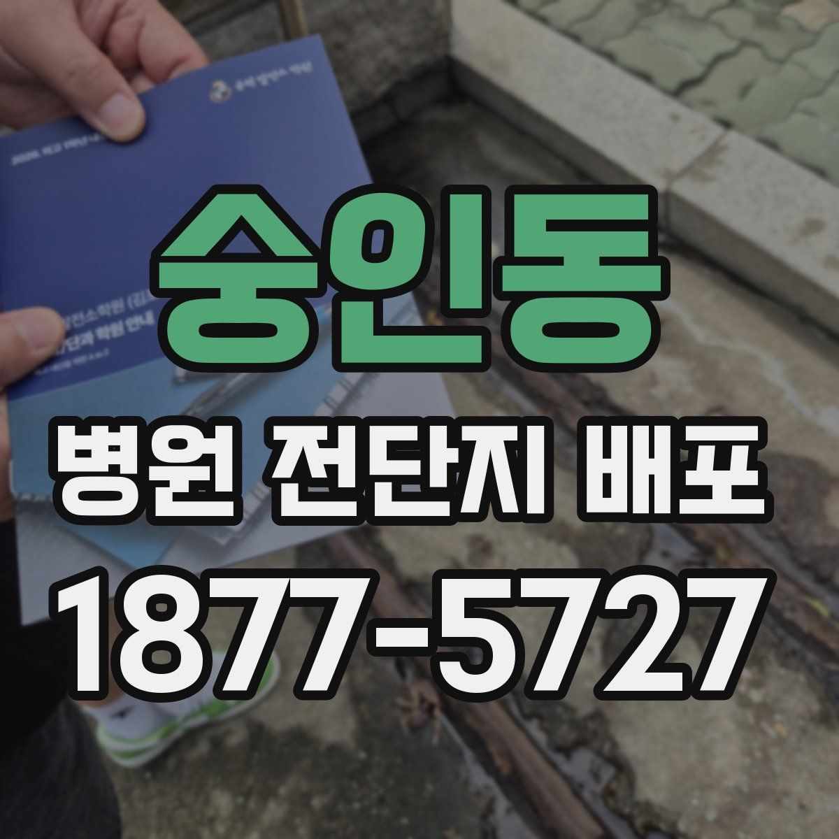 숭인동 병원 전단지 배포