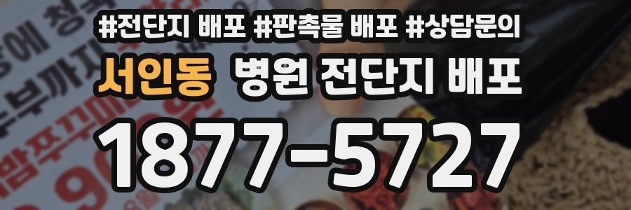 서인동 병원 전단지 배포