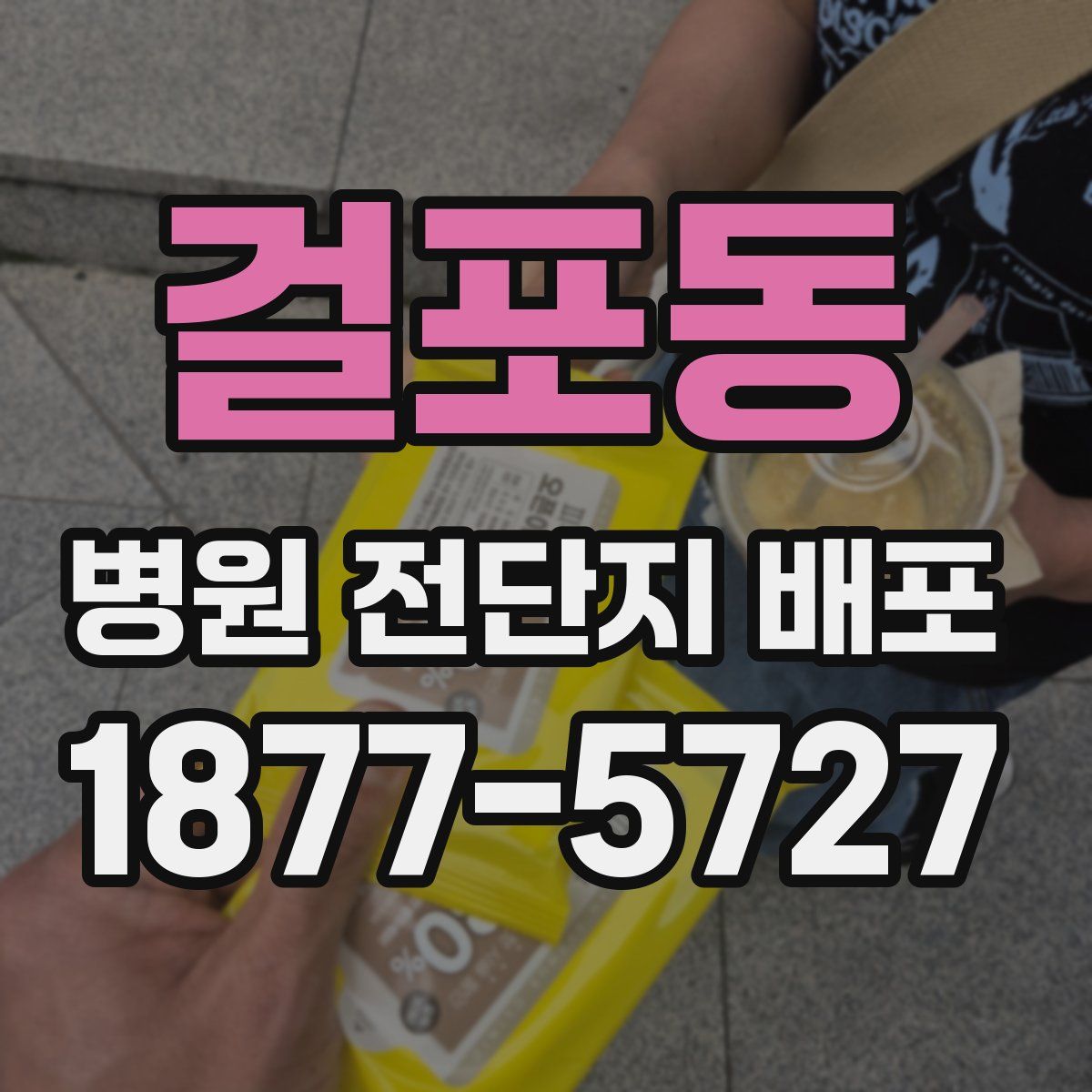 걸포동 병원 전단지 배포