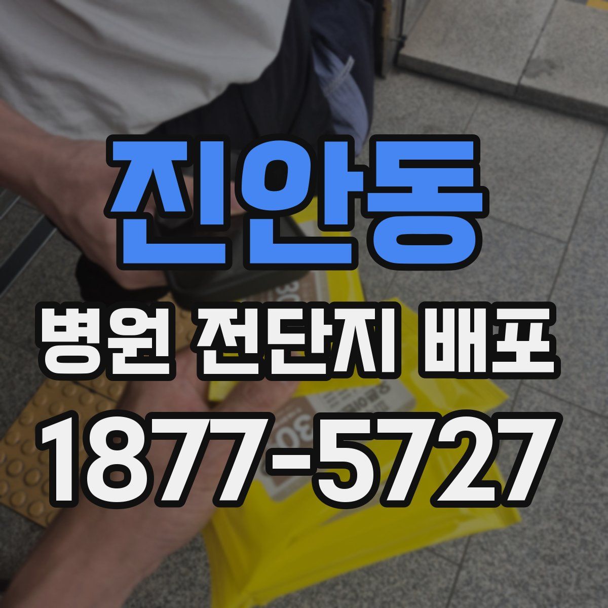 진안동 병원 전단지 배포