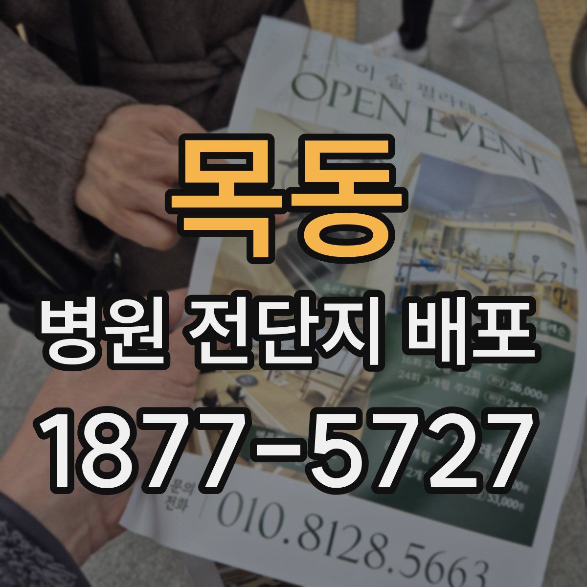 목동 병원 전단지 배포