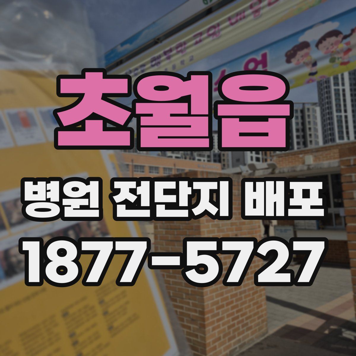 초월읍 병원 전단지 배포