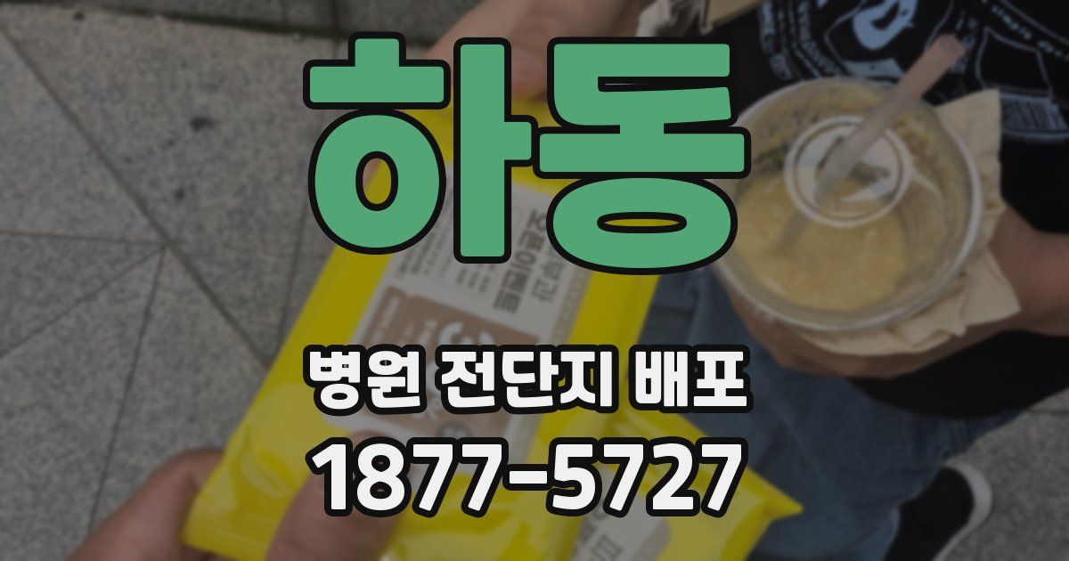 하동 병원 전단지 배포