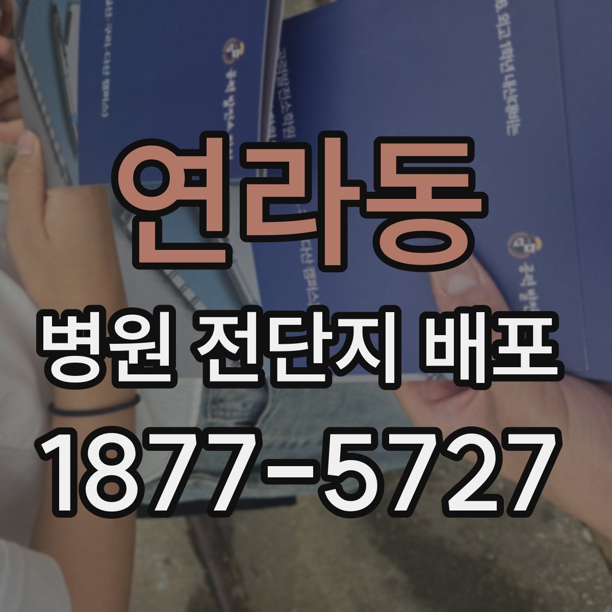 연라동 병원 전단지 배포