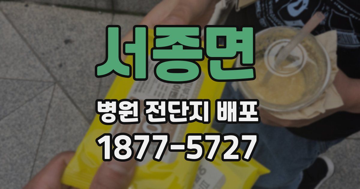 서종면 병원 전단지 배포
