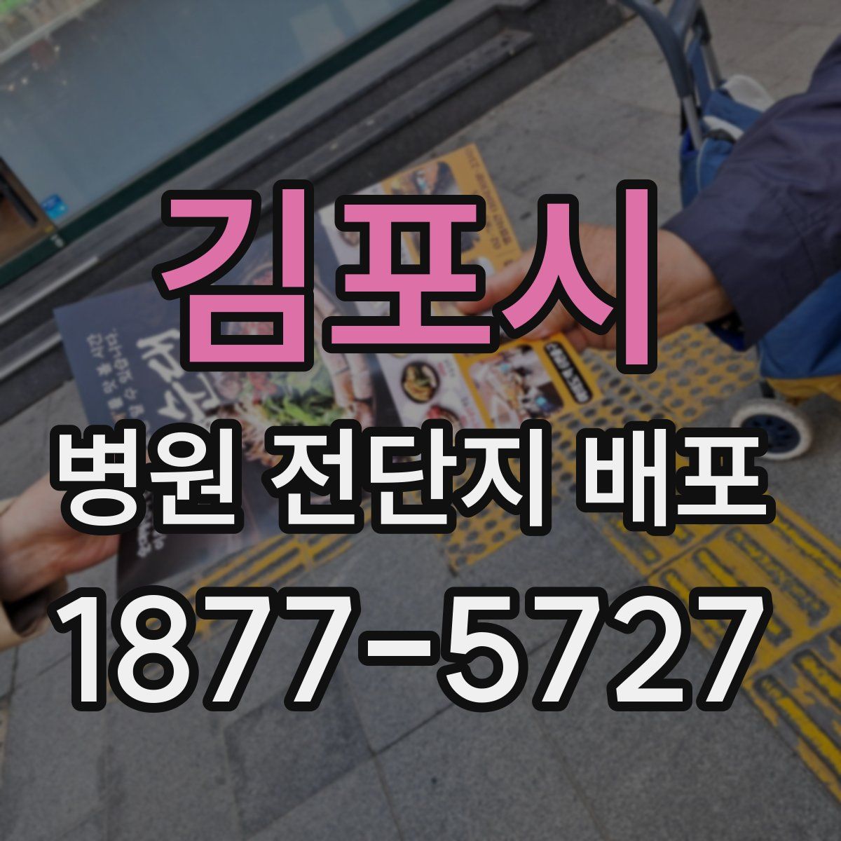 김포시 병원 전단지 배포