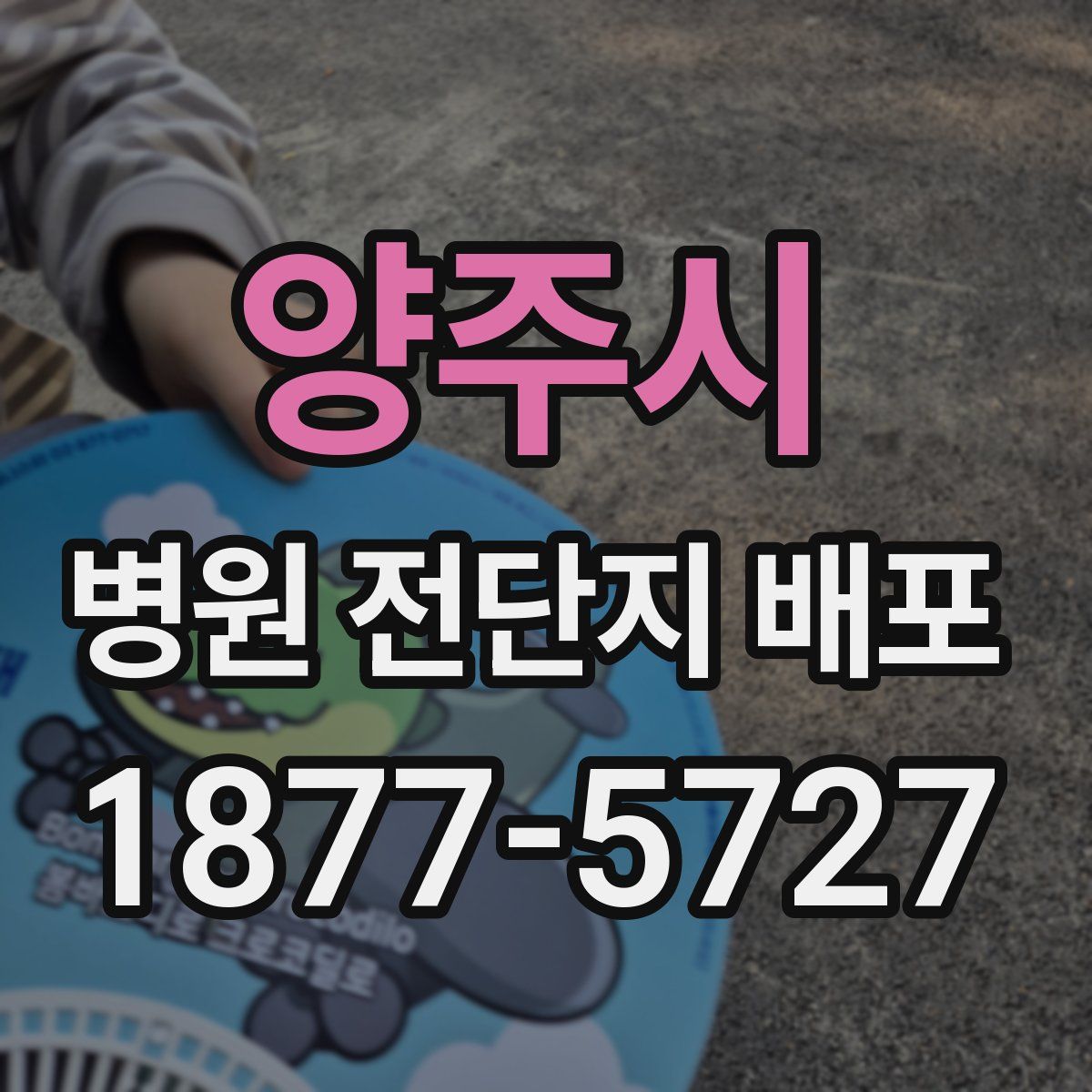 양주시 병원 전단지 배포