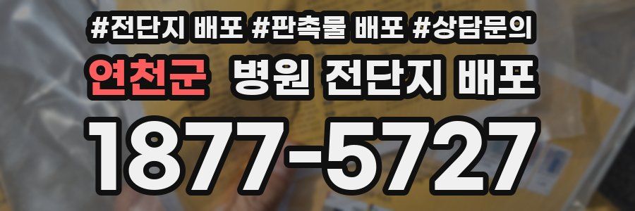 연천군 병원 전단지 배포