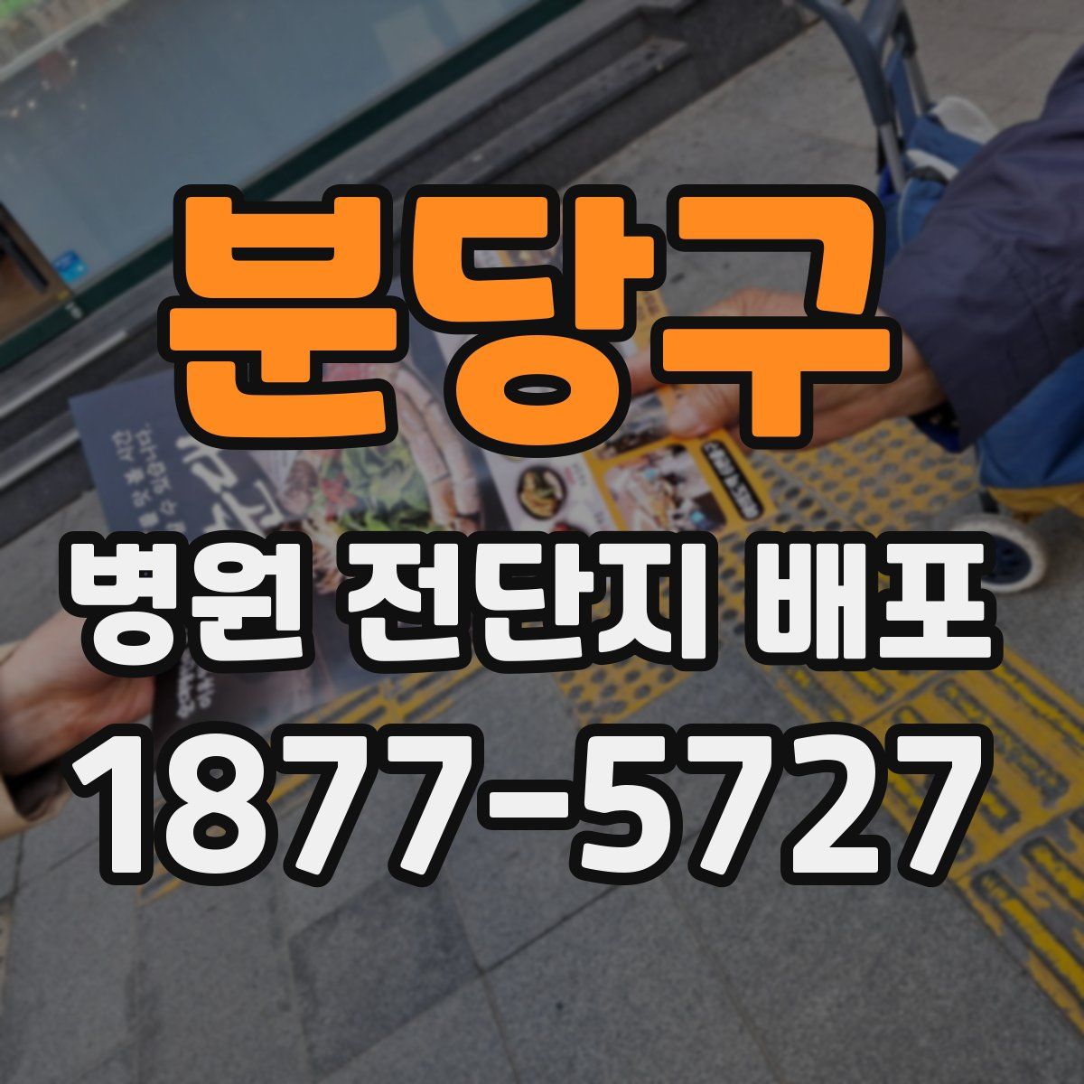 분당구 병원 전단지 배포