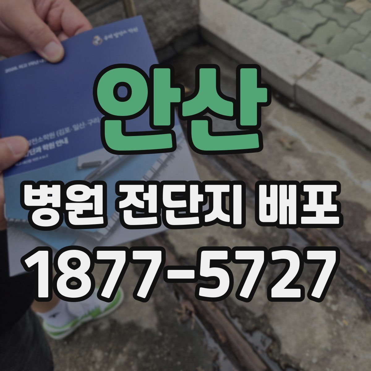안산 병원 전단지 배포