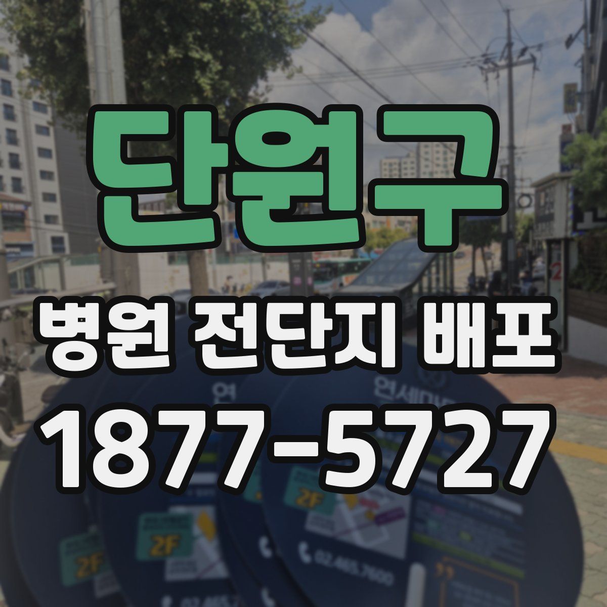 단원구 병원 전단지 배포