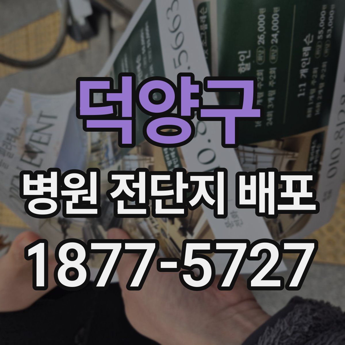 덕양구 병원 전단지 배포