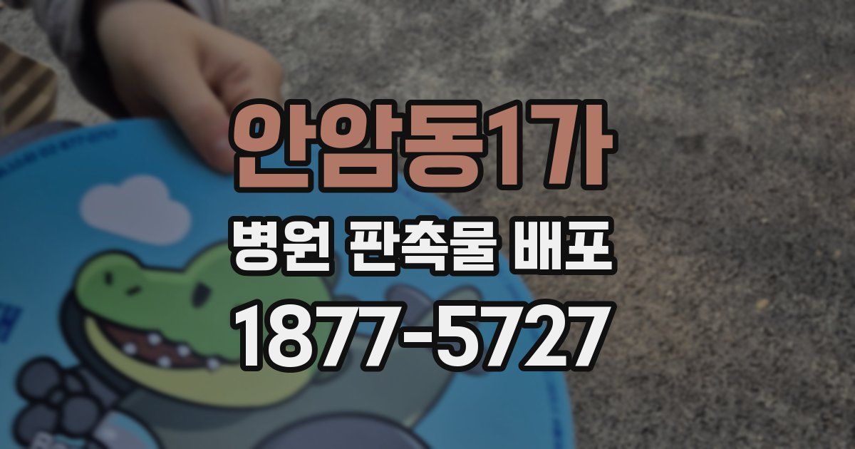 안암동1가 병원 판촉물 배포