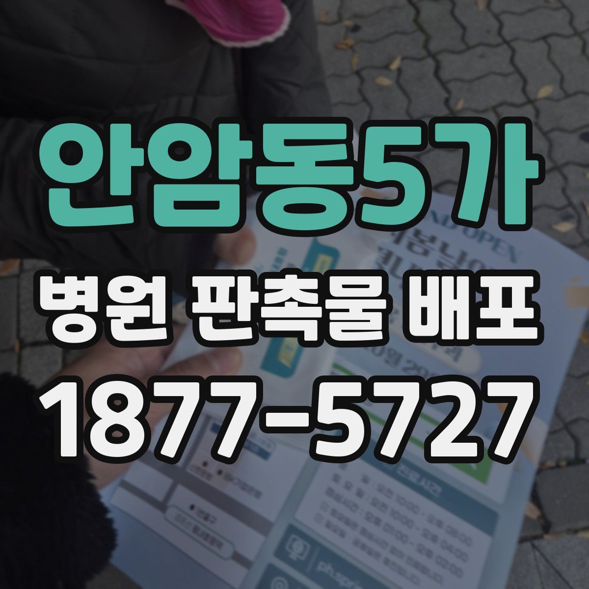 안암동5가 병원 판촉물 배포