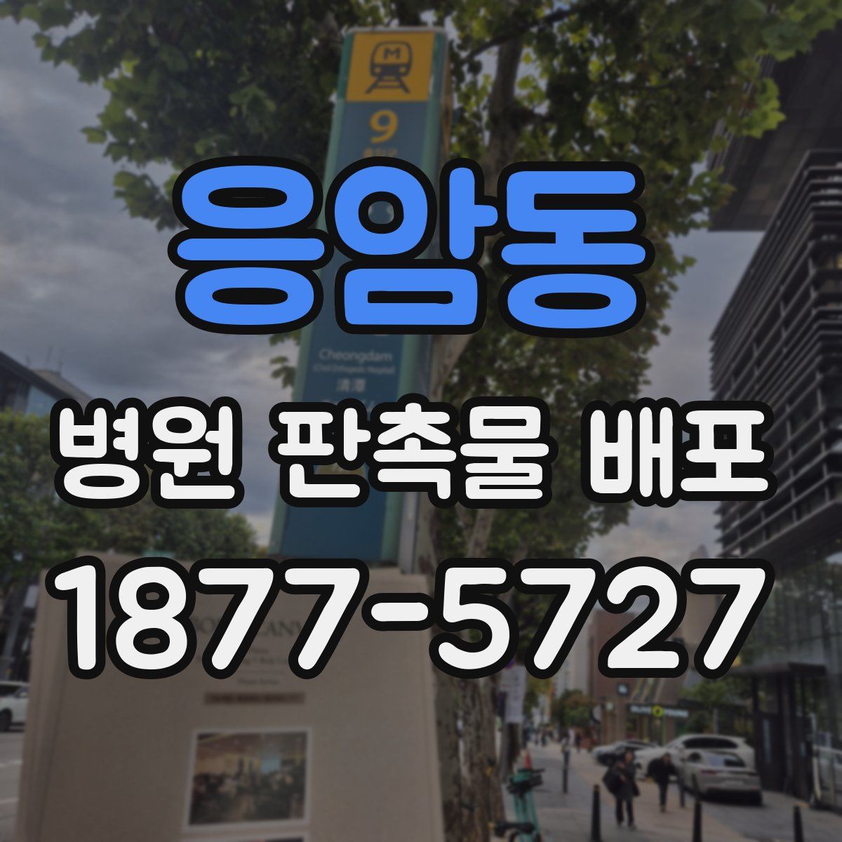 응암동 병원 판촉물 배포