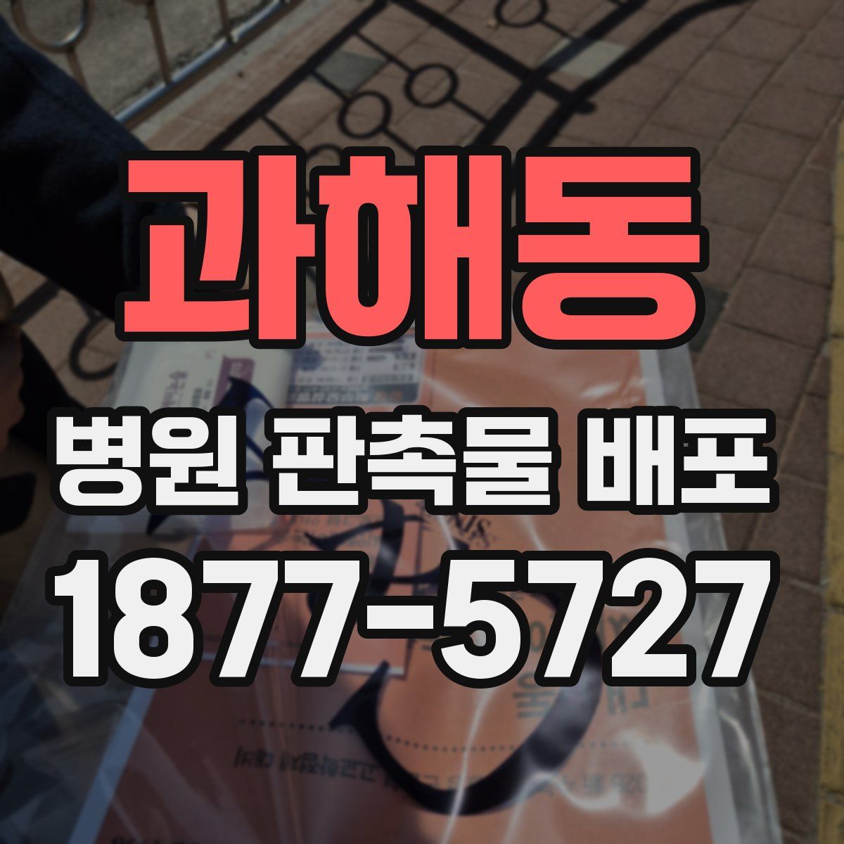과해동 병원 판촉물 배포