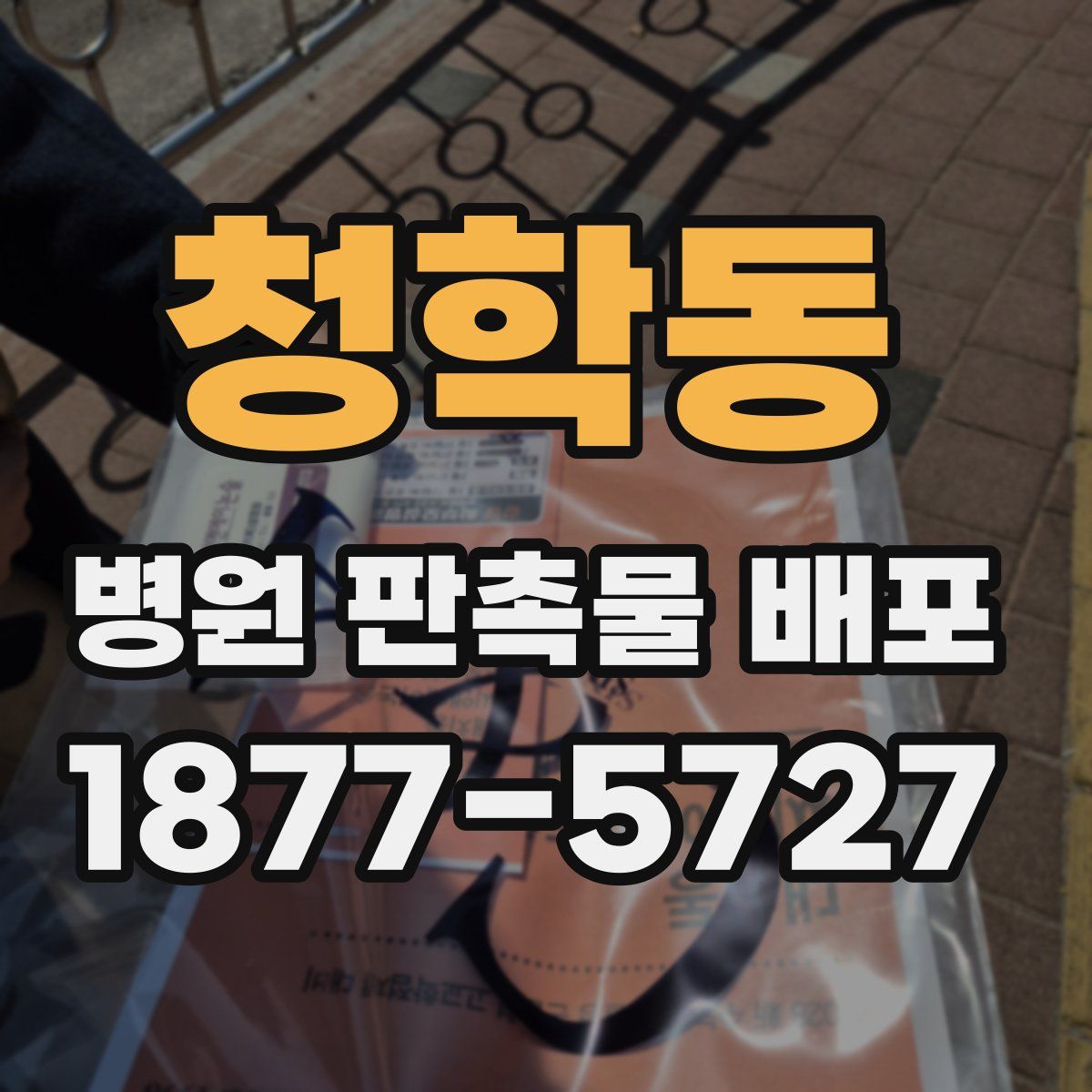 청학동 병원 판촉물 배포