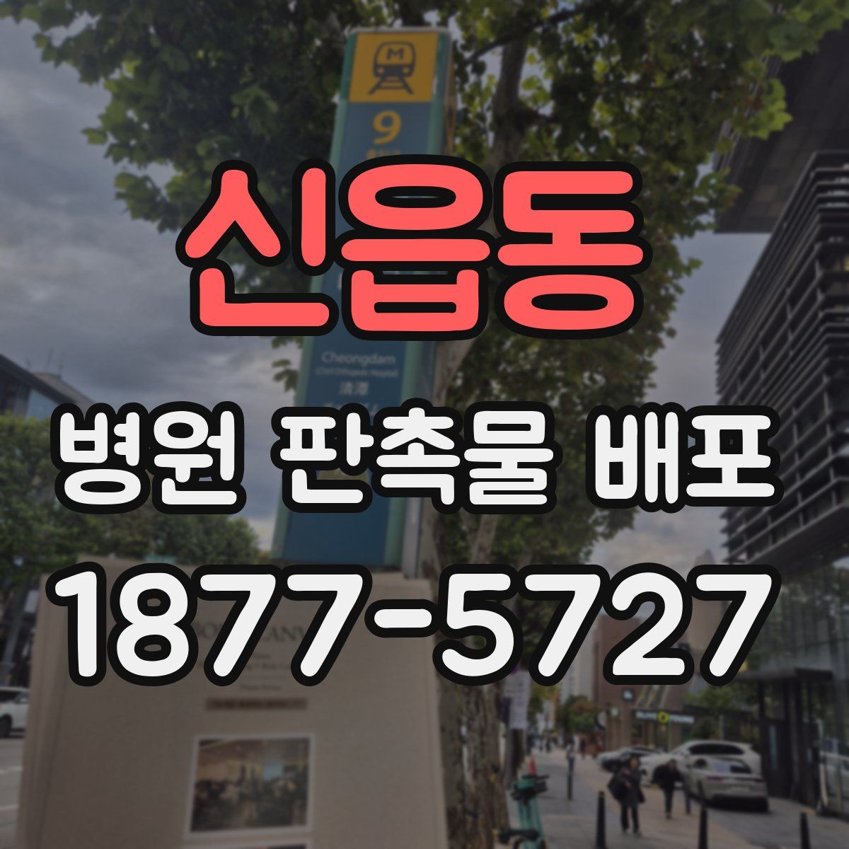 신읍동 병원 판촉물 배포
