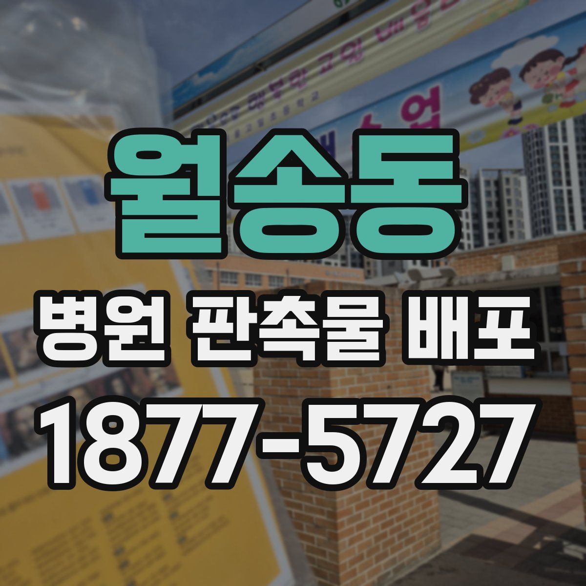 월송동 병원 판촉물 배포