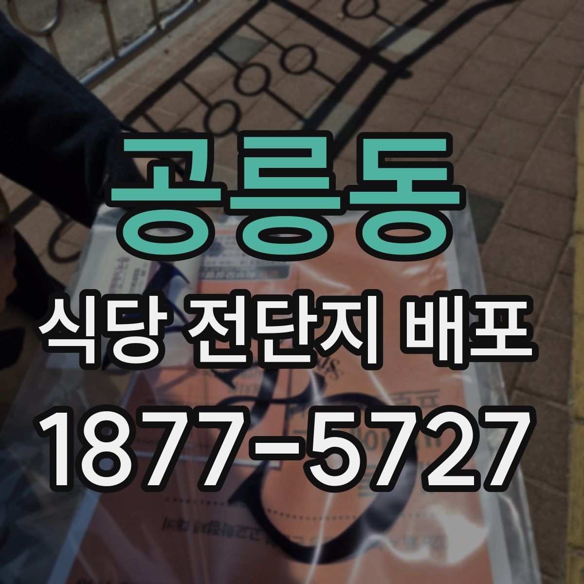 공릉동 식당 전단지 배포