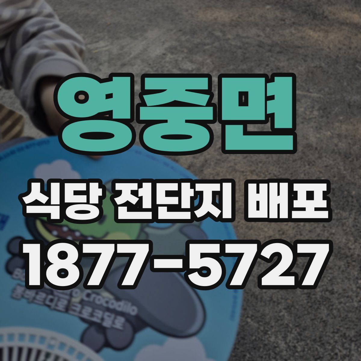 영중면 식당 전단지 배포