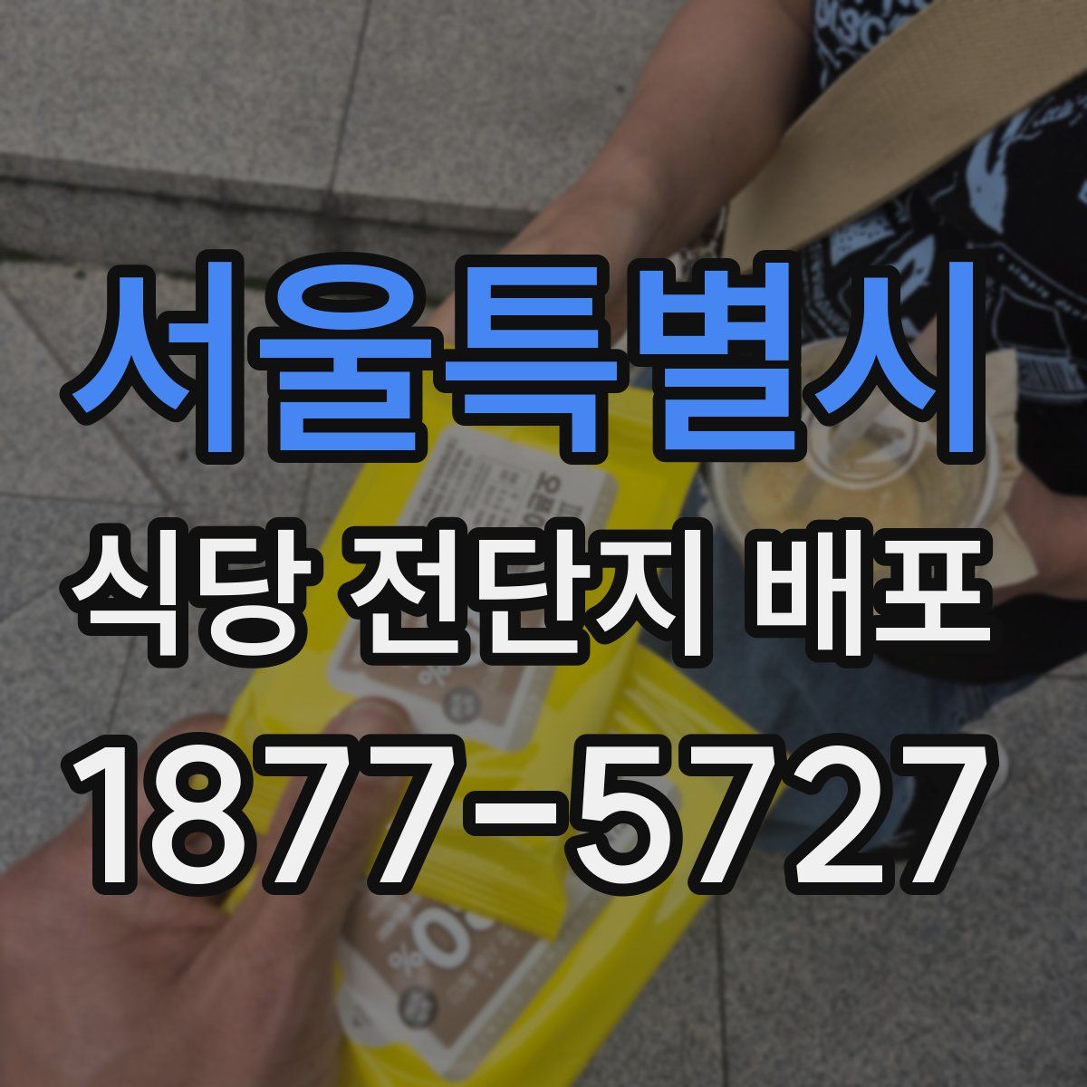 서울특별시 식당 전단지 배포