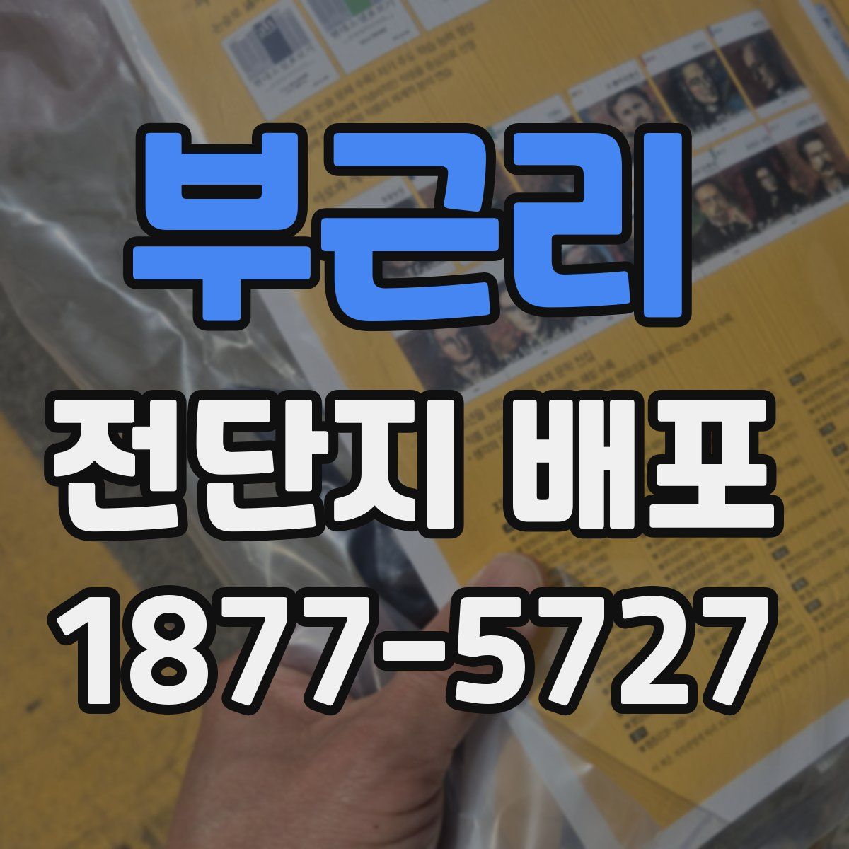 부근리 전단지 배포