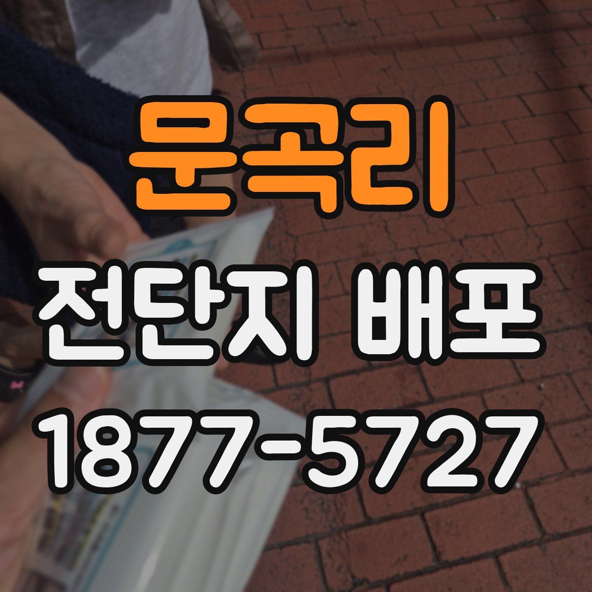 문곡리 전단지 배포