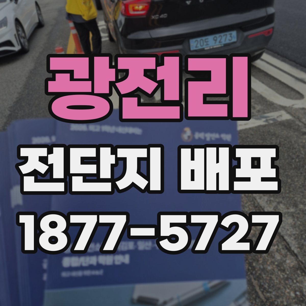 광전리 전단지 배포
