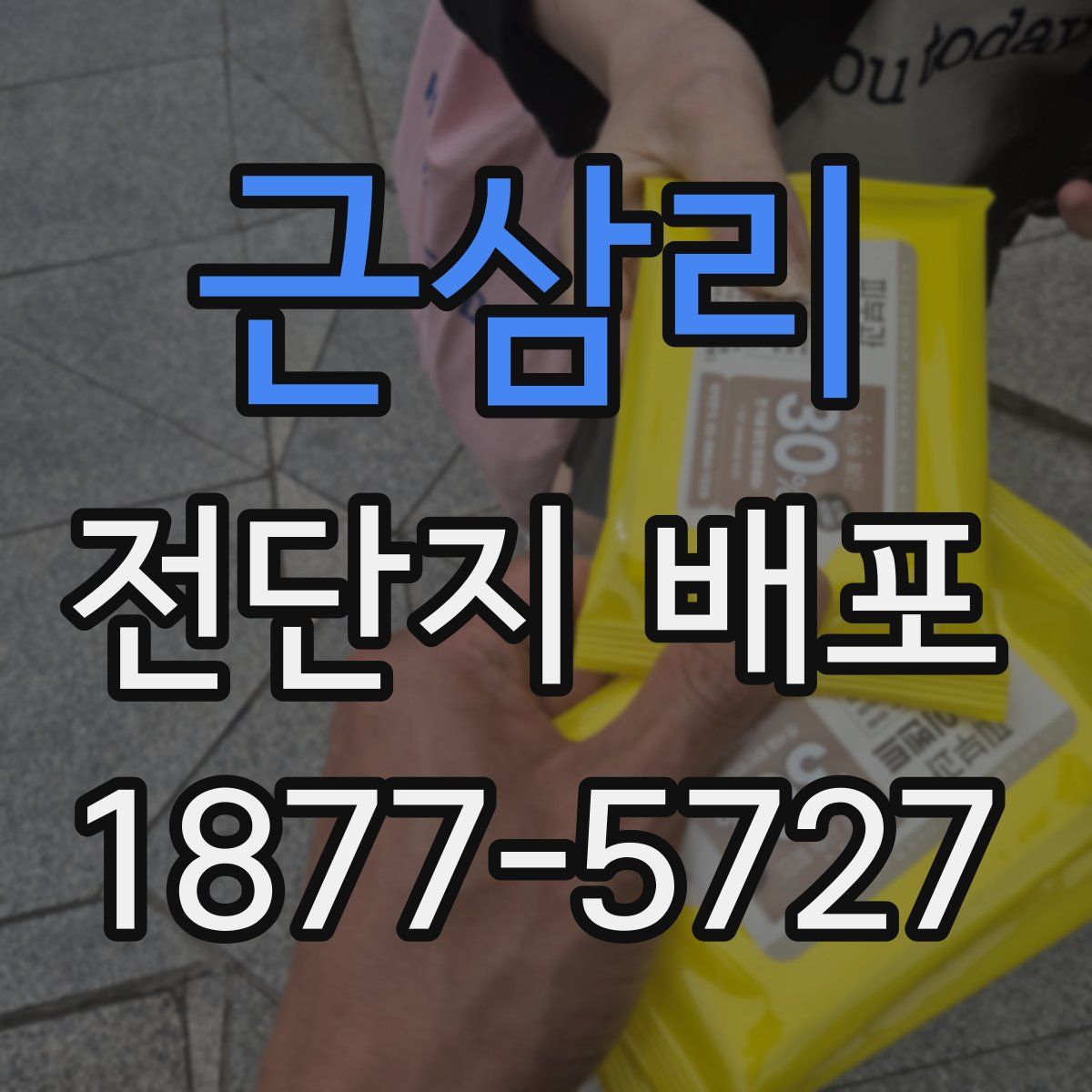 근삼리 전단지 배포